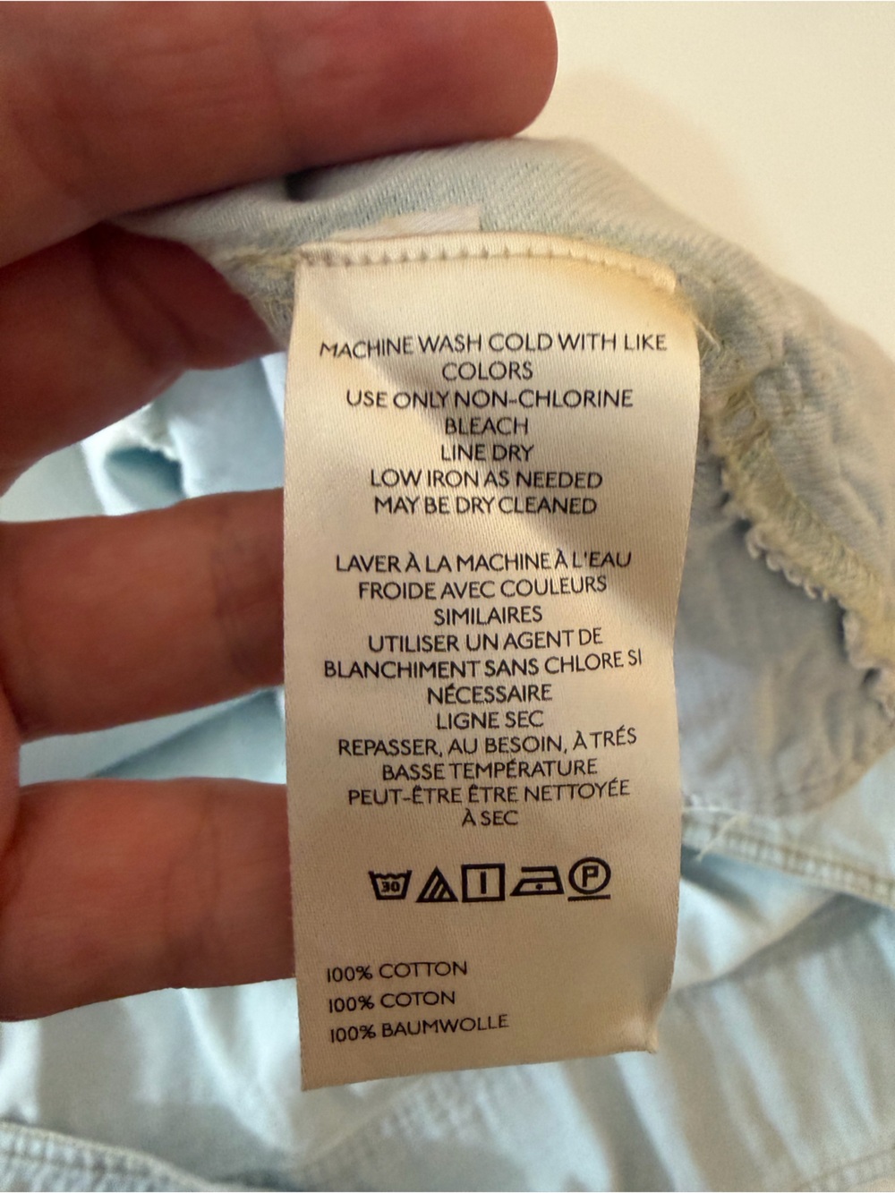 Anthropologie Pilcro Light Wash Cotton Pintuck Basque-Waist Denim Maxi Skirt XL - Picture 13 of 16